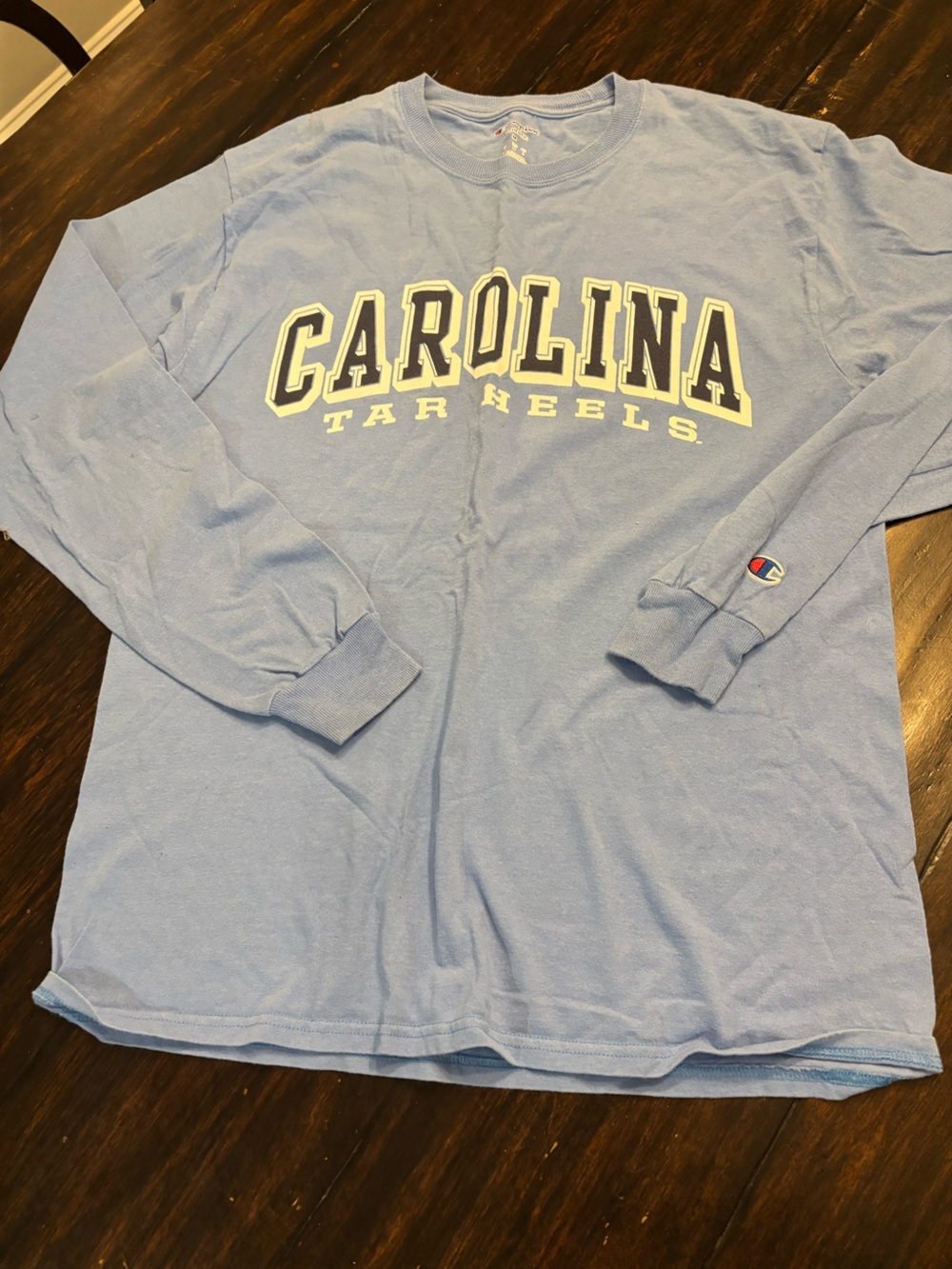 Champion university of North Carolina UNC long sleeve shirt men’s size medium
